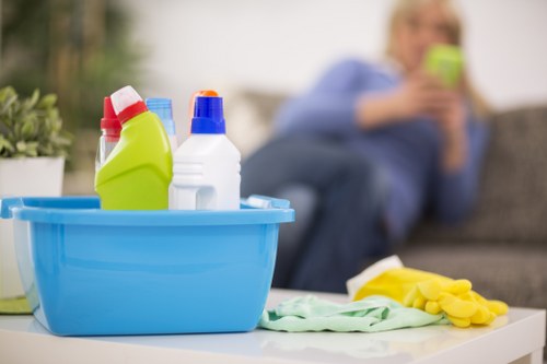 Sustainable carpet cleaning with recycling-focused operations